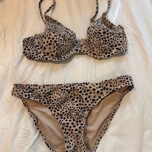 Leopard Print Bikini Set